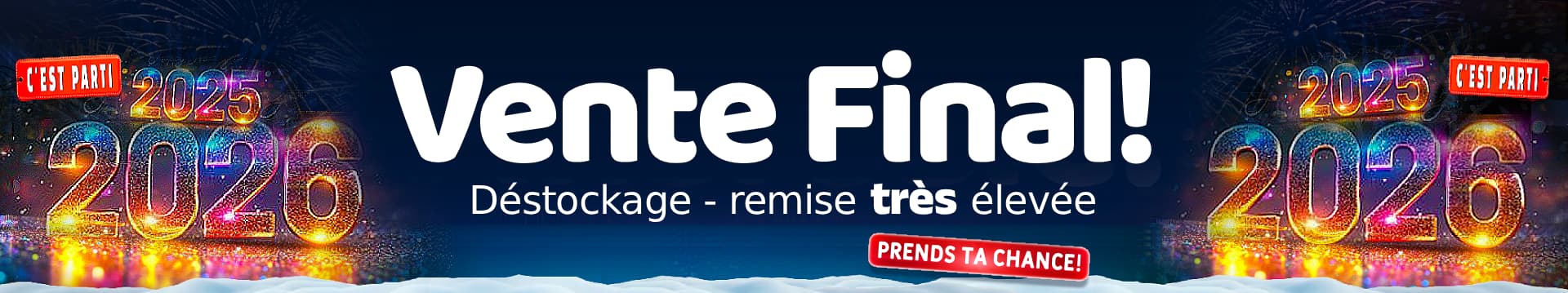 Final Sale SOLDES Vente Finale desktop FR