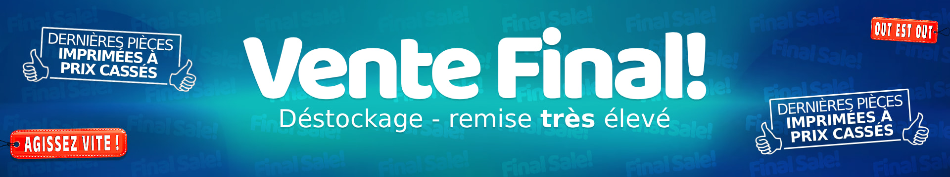 Final Sale SOLDES Vente Finale desktop FR